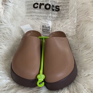 CROCS Brown and Dark Brown Wedges